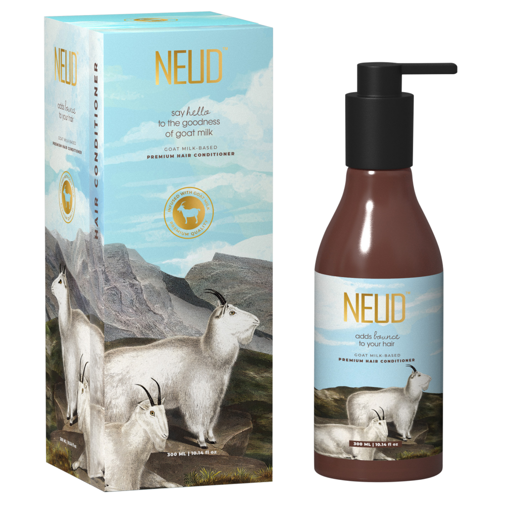 Neud Goat Milk Premium Hair Conditioner for Men & Women - 300 ml