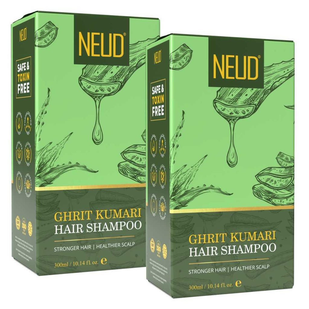 Neud Premium Ghrit Kumari Hair Shampoo for Men & Women - 300 ml