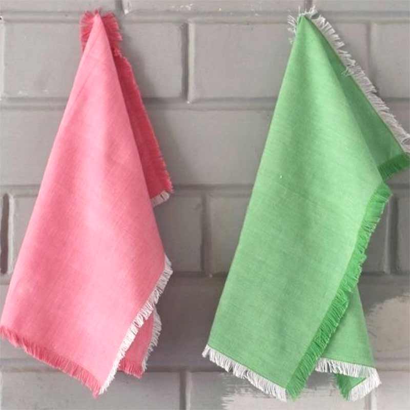 Fringed Napkin | Multiple Colors