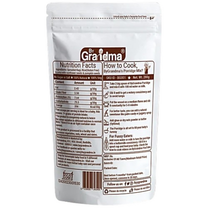 By Grandma Sprouted Cereal - Sprouted Ragi, Poha Rice, Sunflower seeds, Pumpkin Seeds