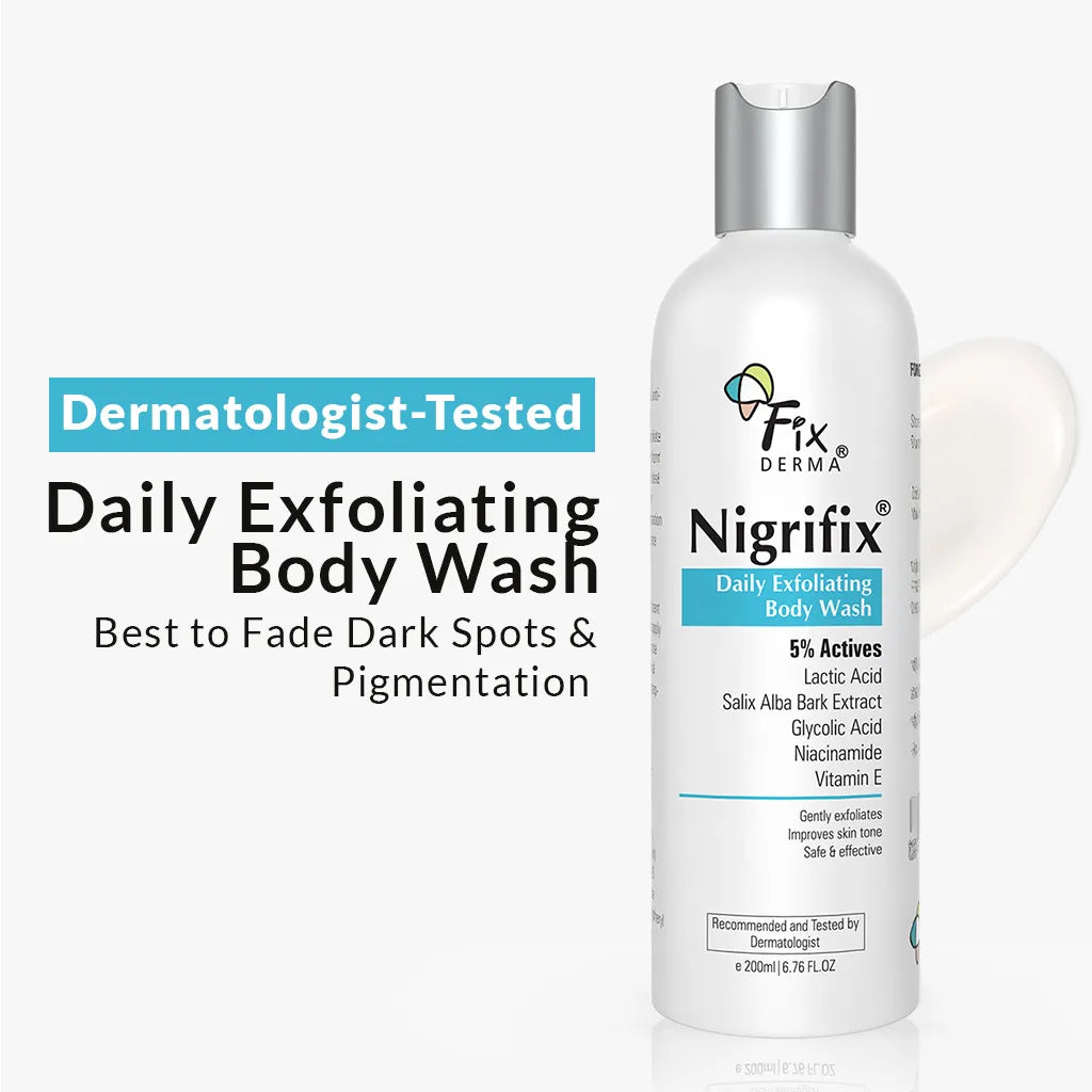 Fixderma Nigrifix Daily Exfoliating Body Wash - 200 ml