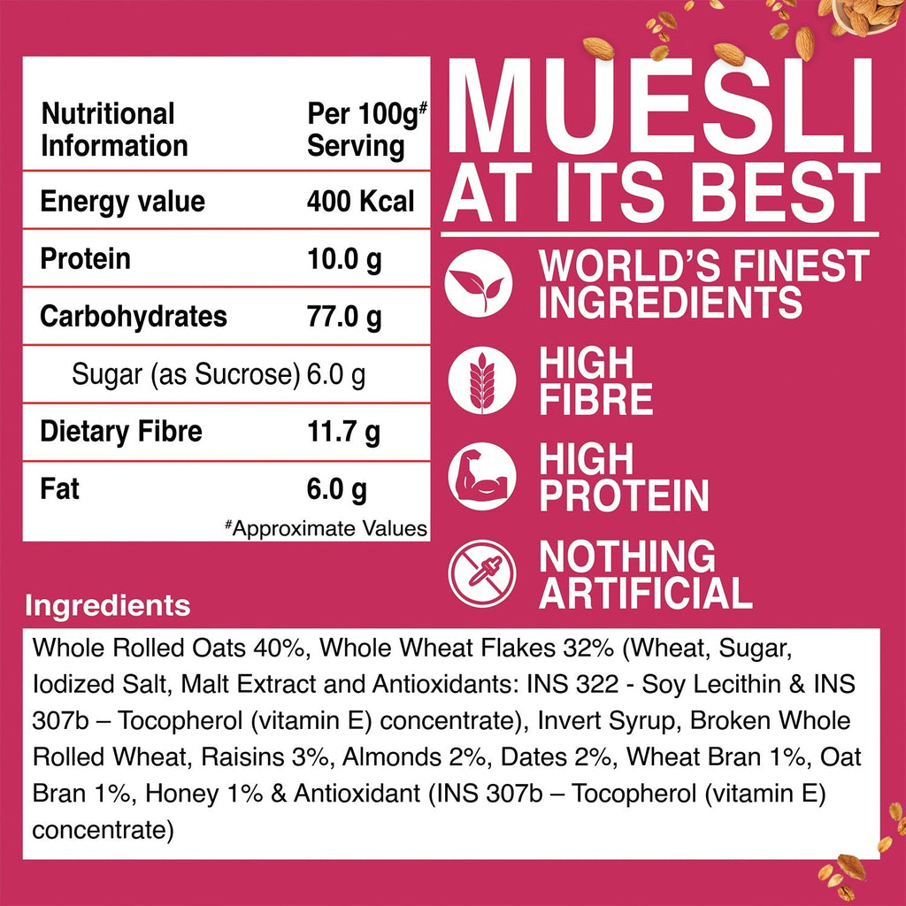 Bagrry's Swiss Style Muesli - 500 gms