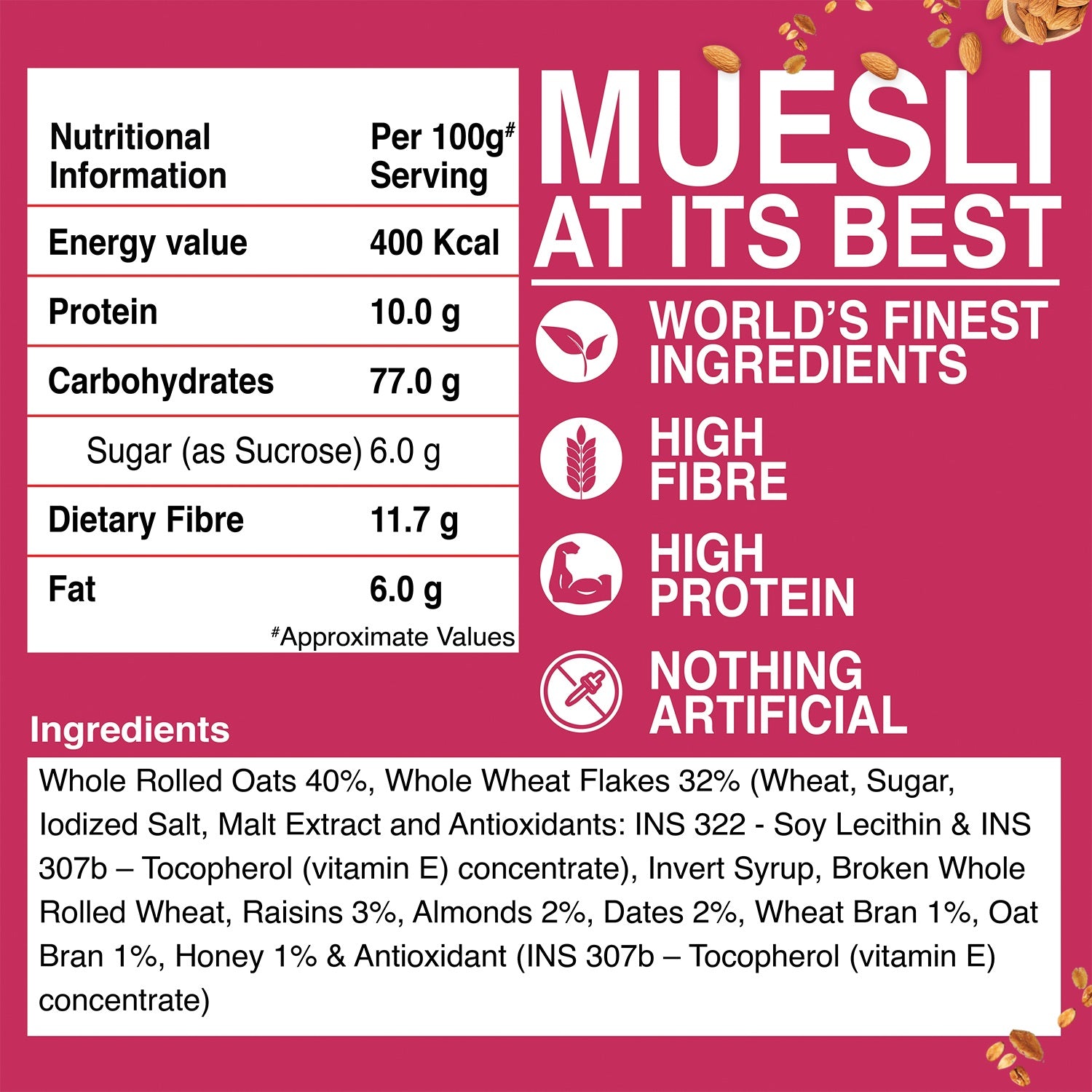 Bagrry's Swiss Style Muesli - 500 gms