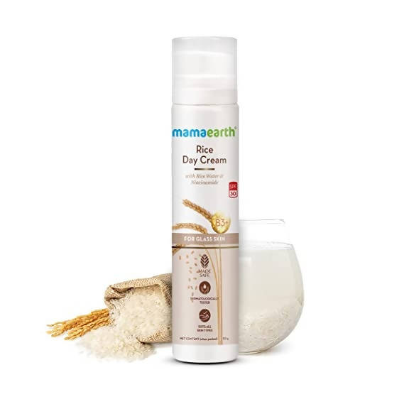 Mamaearth Rice Day Cream With Rice Water & Niacinamide - 50 gms