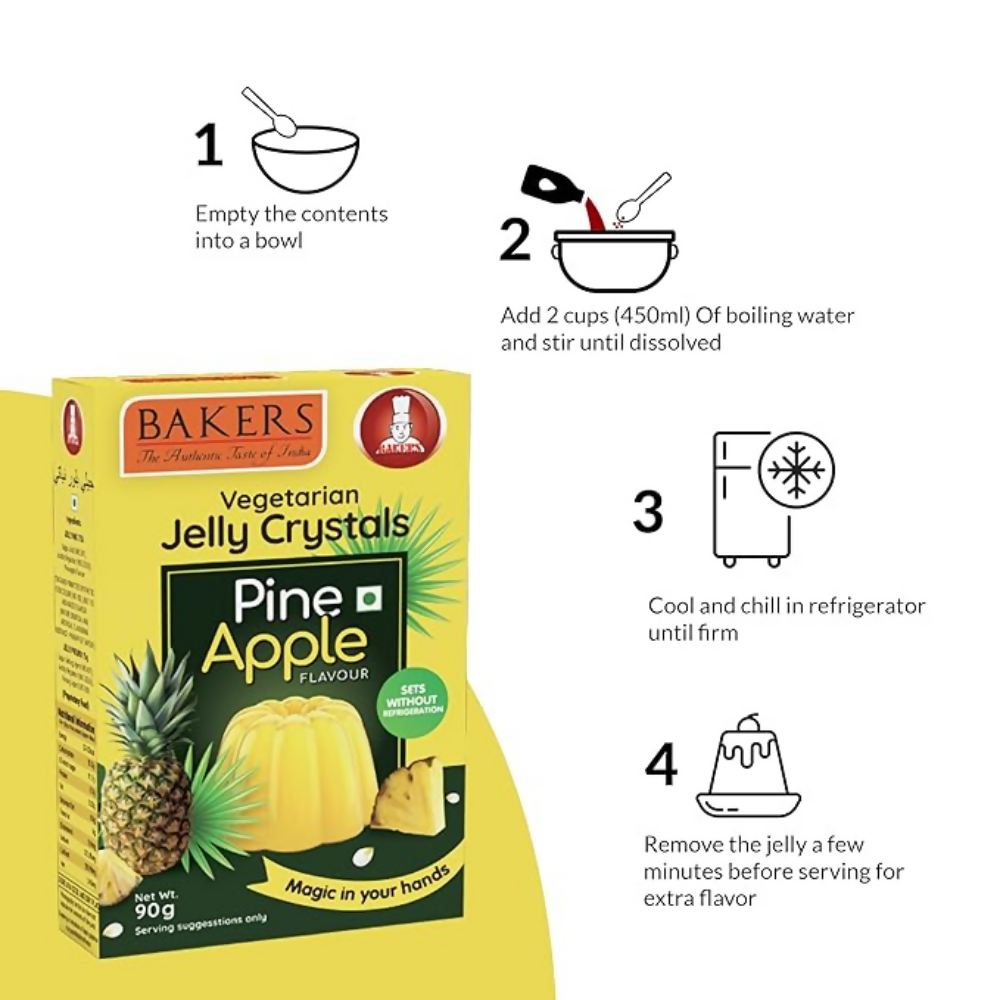 BAKERS Jelly Crystals - Pineapple