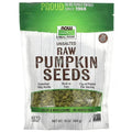NOW Foods, Organic Pumpkin Seeds, Raw and Unsalted, Excellent Source of Protein and Iron, Certified Non-GMO, Keto-Friendly Snack, 16-Ounce (Packaging May Vary)