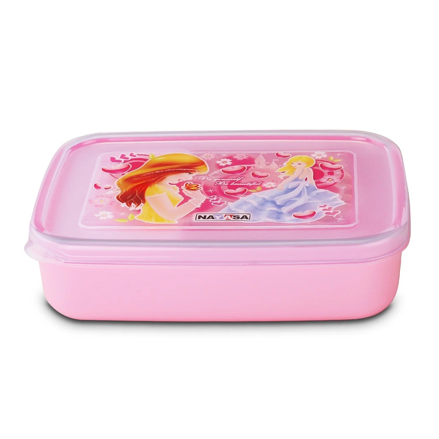 Nayasa Ninja Regular Plastic Lunch Box Pack of 2
