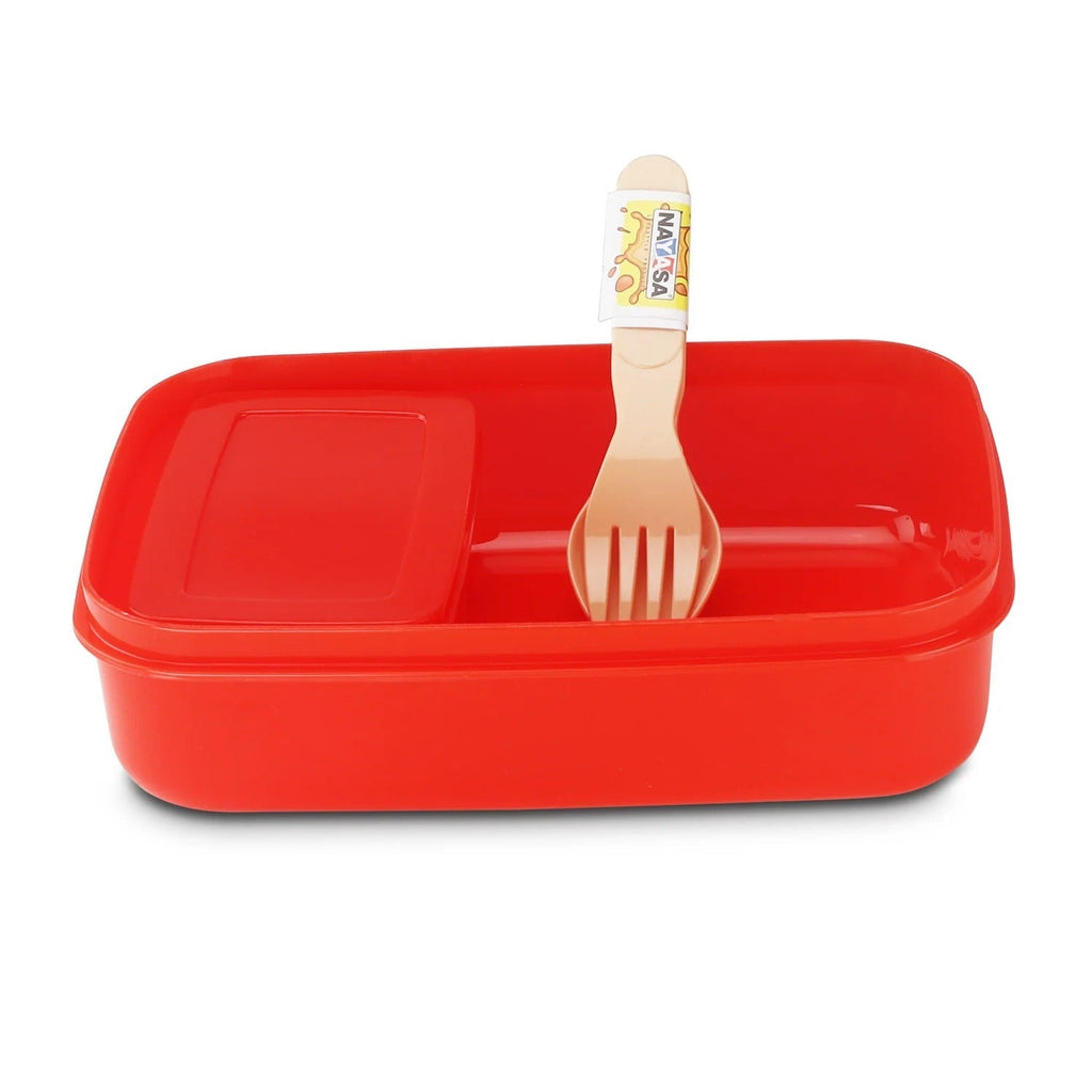 Nayasa Ninja Regular Plastic Lunch Box Pack of 2