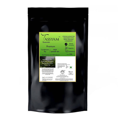 Tassyam Strong Assam Cardamom Tea Elaichi Chai