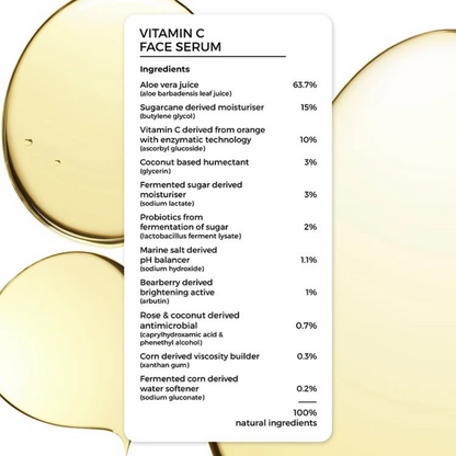 Brillare 10% Vitamin C Face Serum & Vitamin C Powder Face Wash