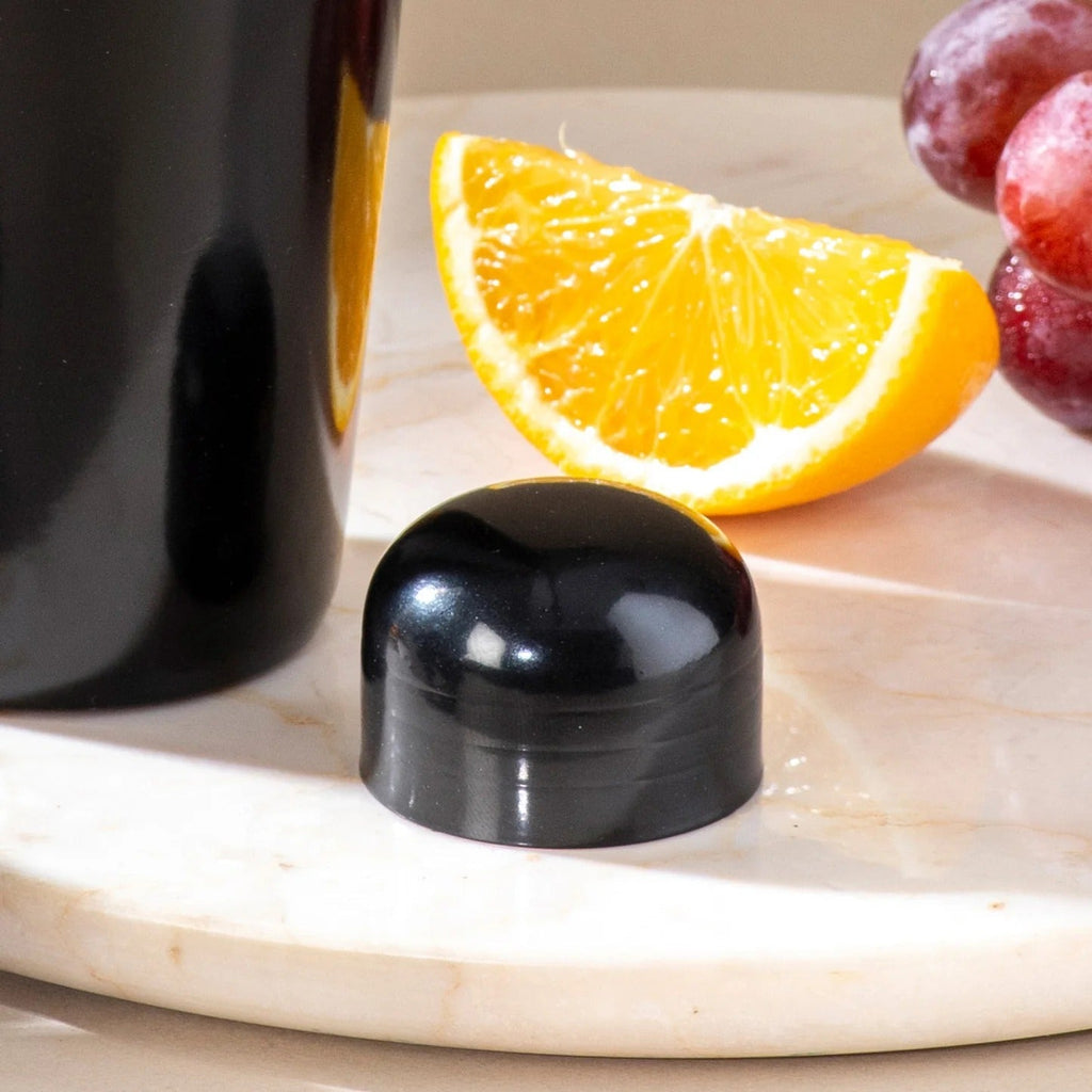 Nestroots The Unblemished Cocktail Mocktail Shaker Glossy Black Stainless Steel
