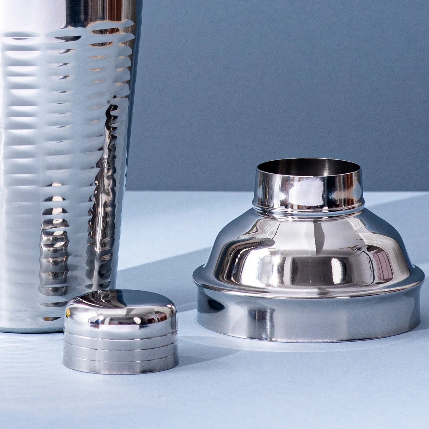 Nestroots Exquisite Silver Cocktail Shaker Stainless Steel