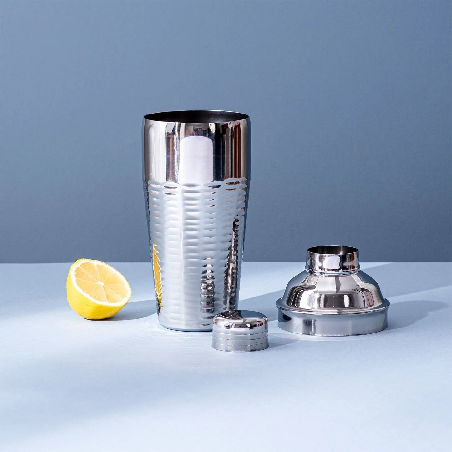 Nestroots Exquisite Silver Cocktail Shaker Stainless Steel