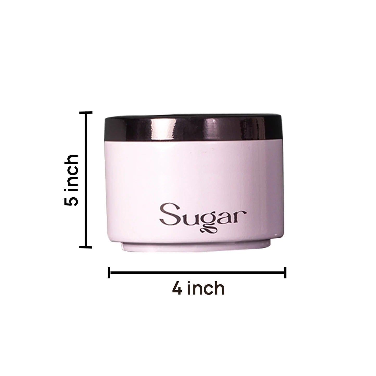 Nestroots Sleek Canister Jars Set of 3 for Storage Tea Coffee Sugar