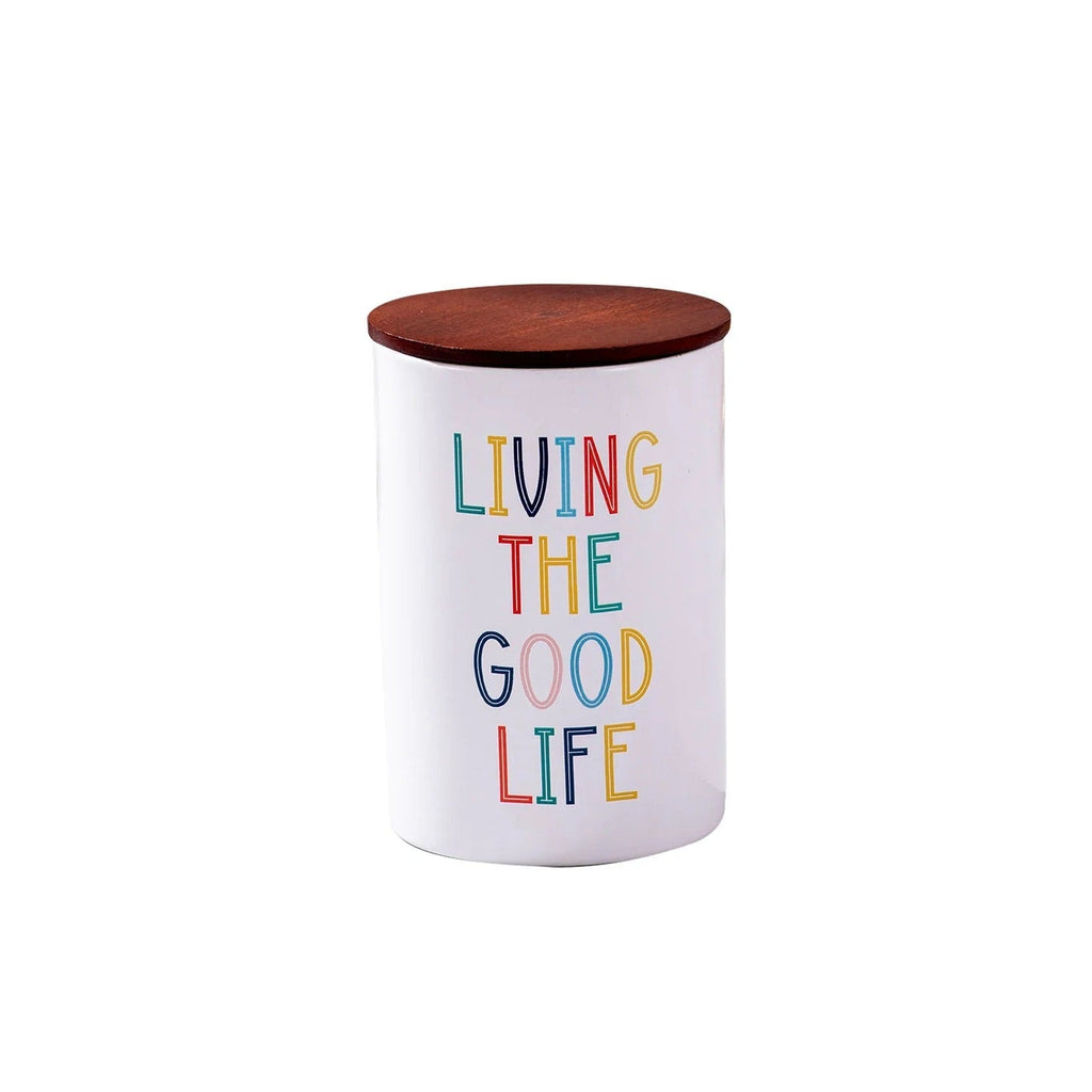 Nestroots Living The Good Life Single Jar Canister Kitchen Storage