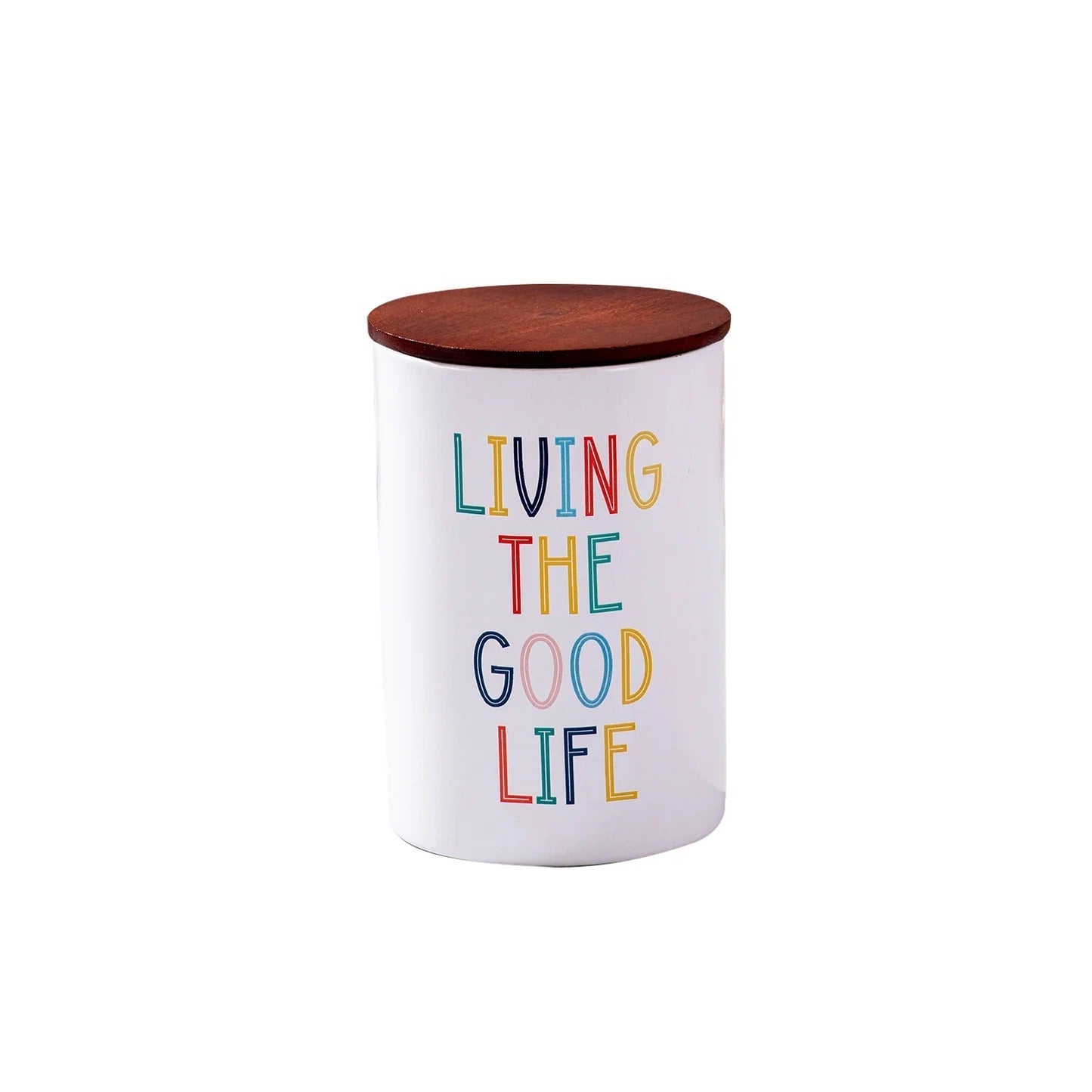 Nestroots Living The Good Life Single Jar Canister Kitchen Storage