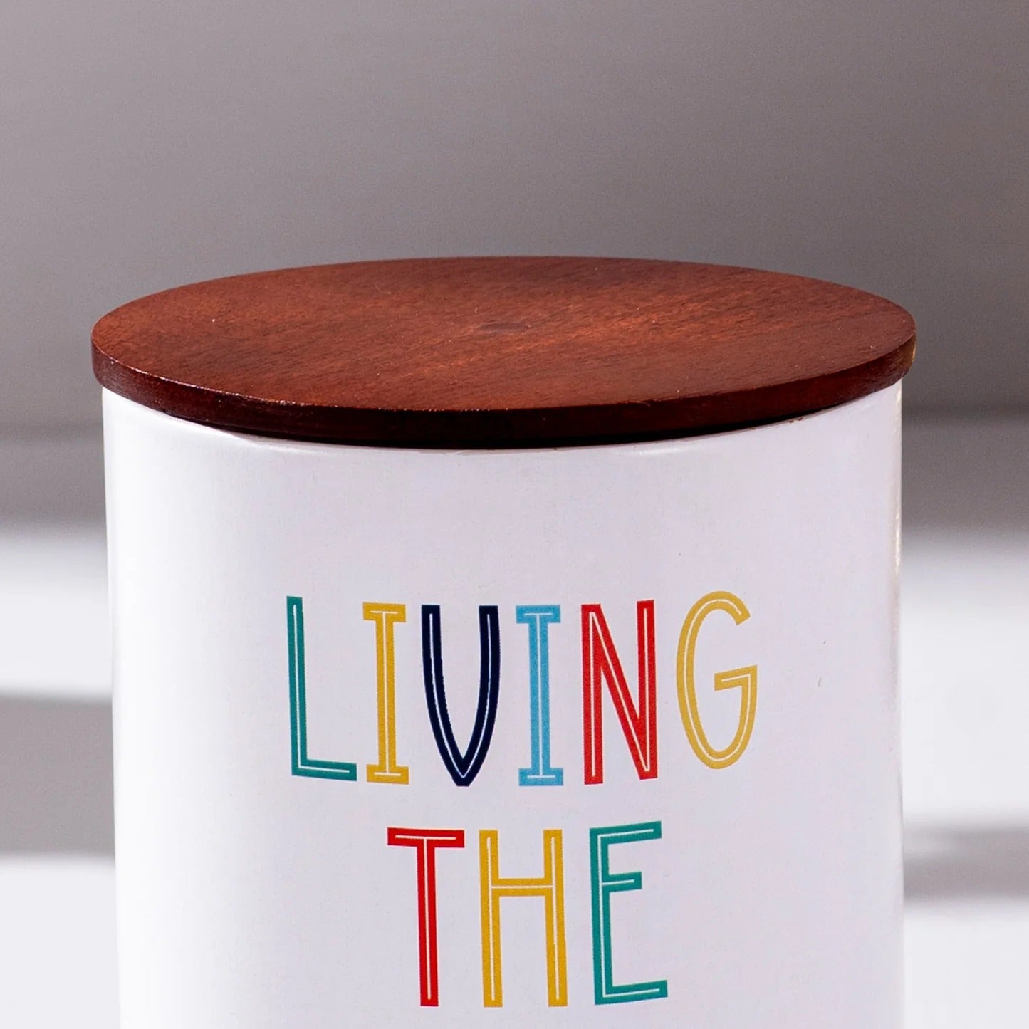 Nestroots Living The Good Life Single Jar Canister Kitchen Storage