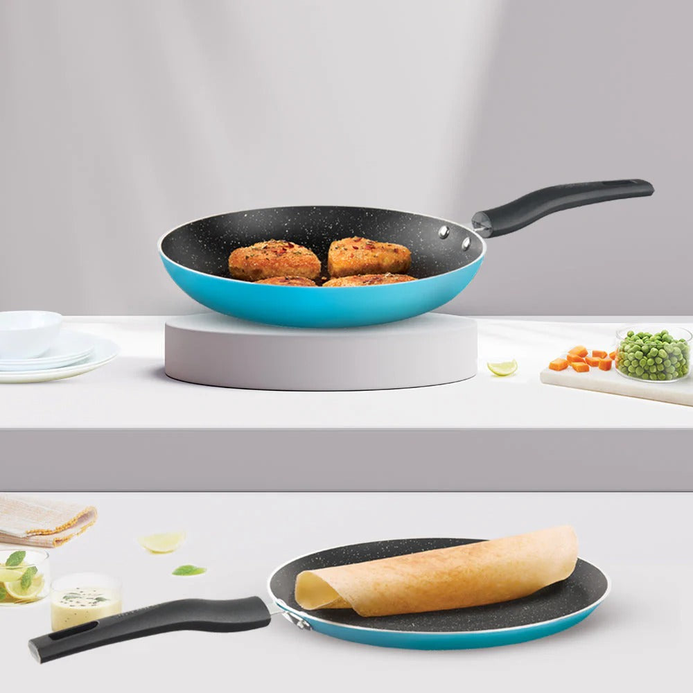 Festive Glory Cookware Set - Blue