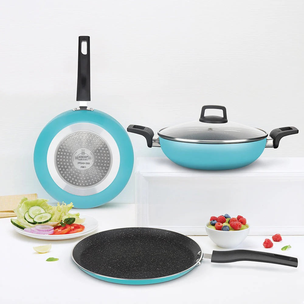 Festive Glory Cookware Set - Blue