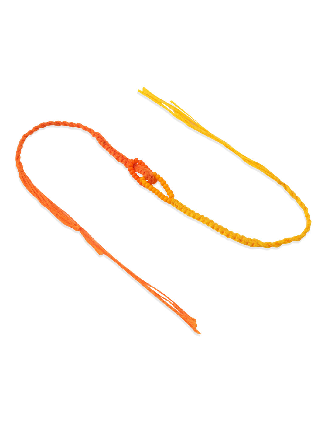 NVR Men's Multicolor Pearls Thread Rakhi, Combo for Rakshabandhan