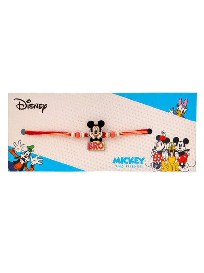 NVR Kids Micky Mouse Character Artificial Beads Thread Rakhi Combo