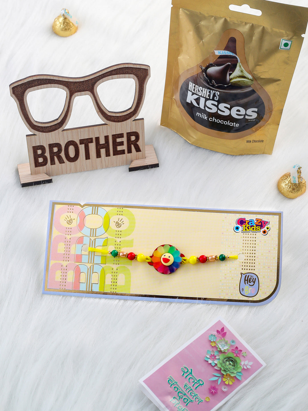 NVR Kids Multicolor Artificial Beads Rakhi, Combo for Rakshabandhan
