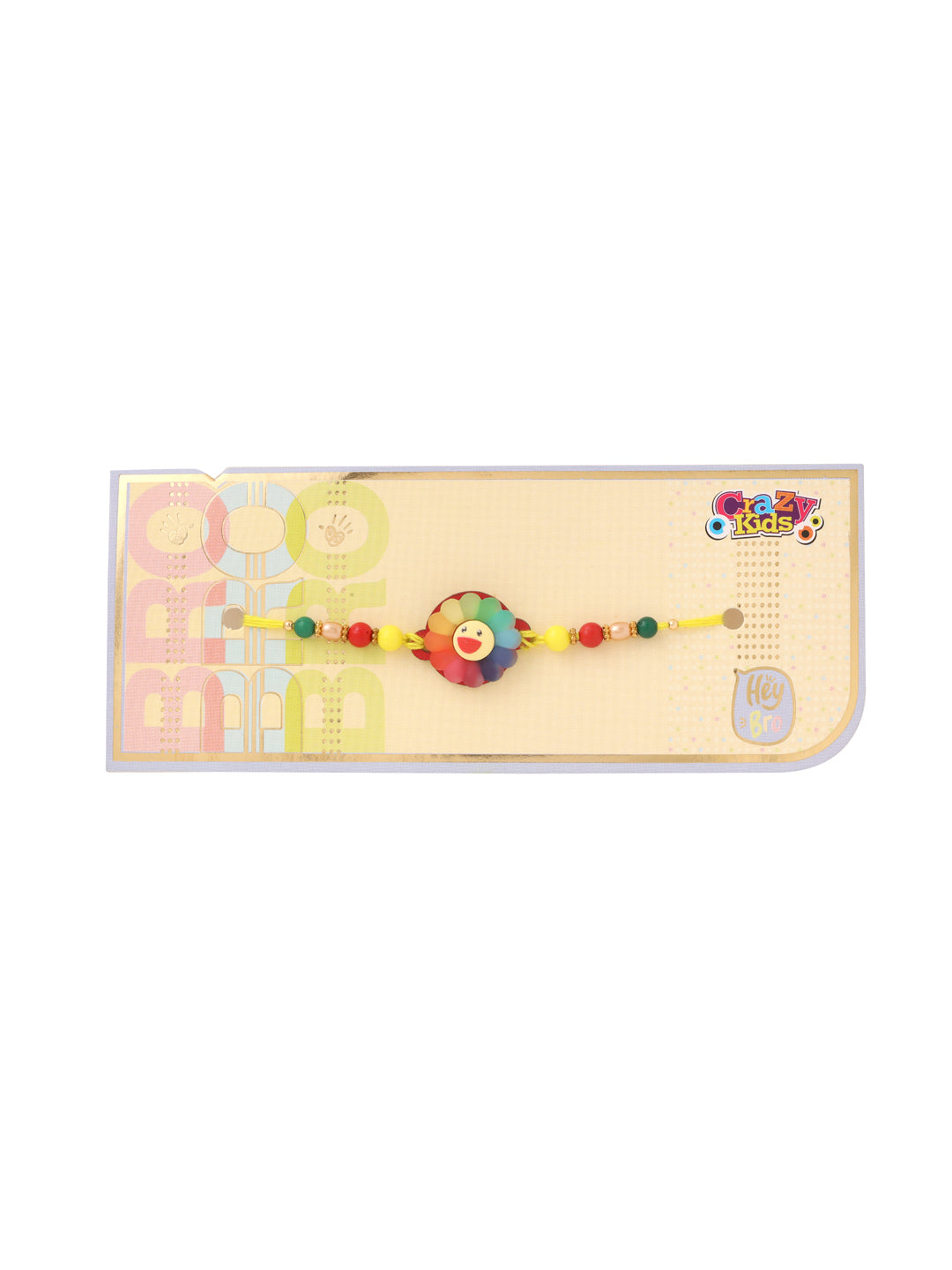 NVR Kids Multicolor Artificial Beads Rakhi, Combo for Rakshabandhan