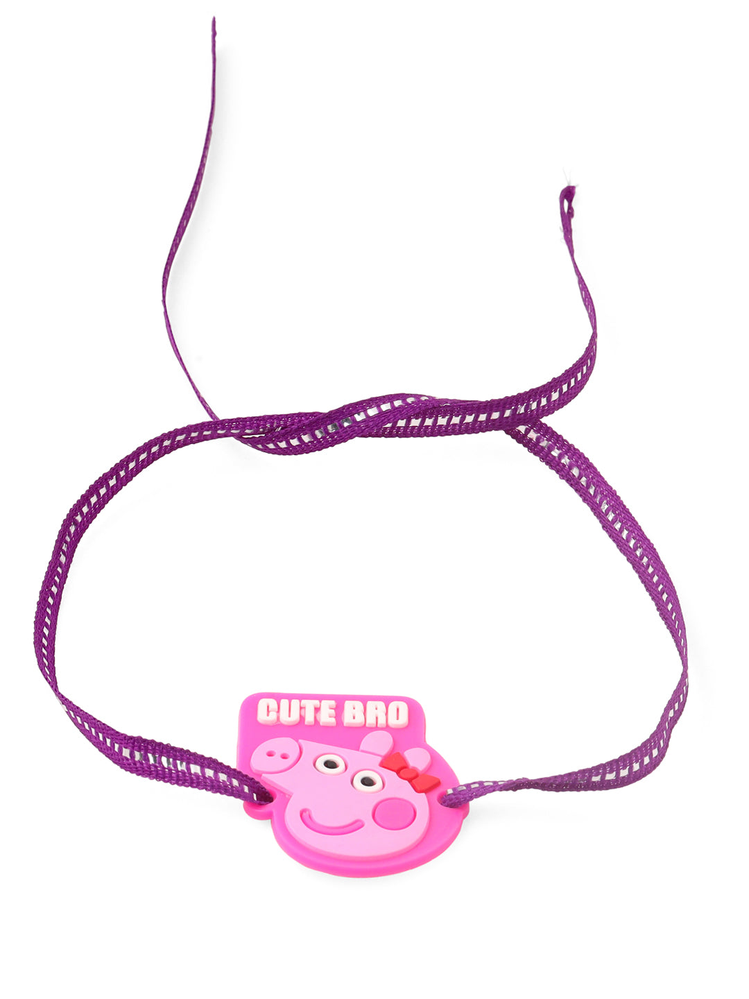 NVR Stylish Pink Cartoon Character Kids Rakhi, Combo for Rakshabandhan