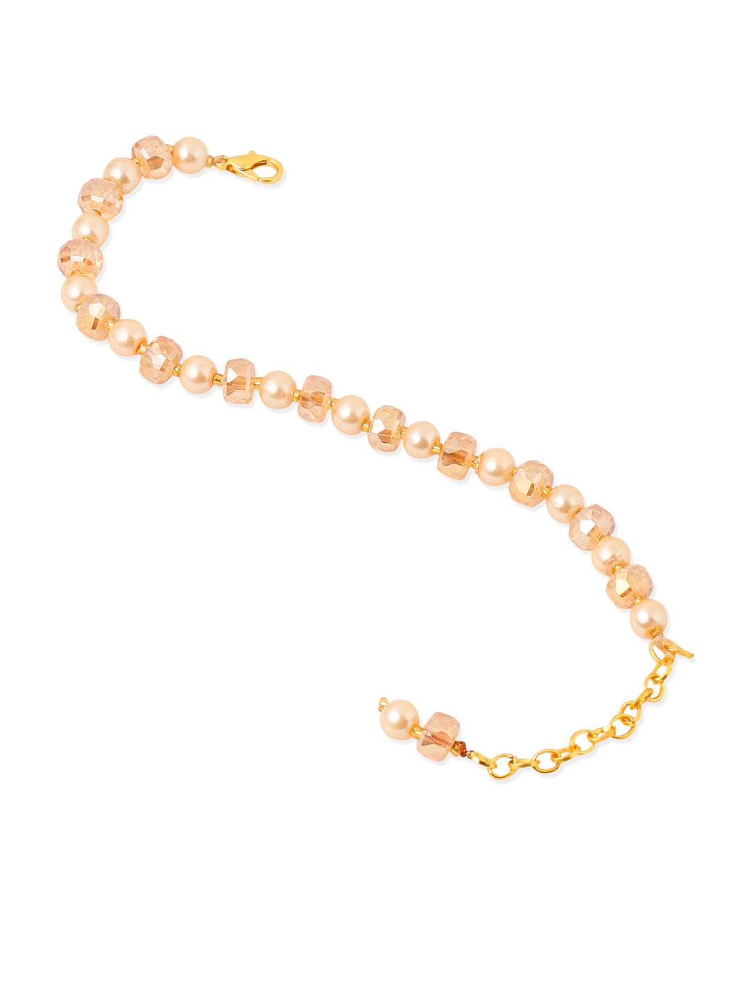 NVR Women Gold Toned Artificial Beads Wraparound Rakhi, Combo for Rakshabandhan