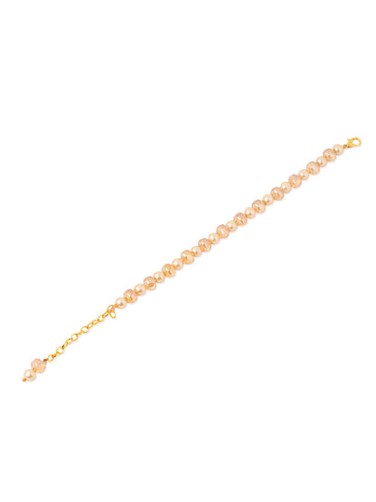 NVR Women Gold Toned Artificial Beads Wraparound Rakhi, Combo for Rakshabandhan