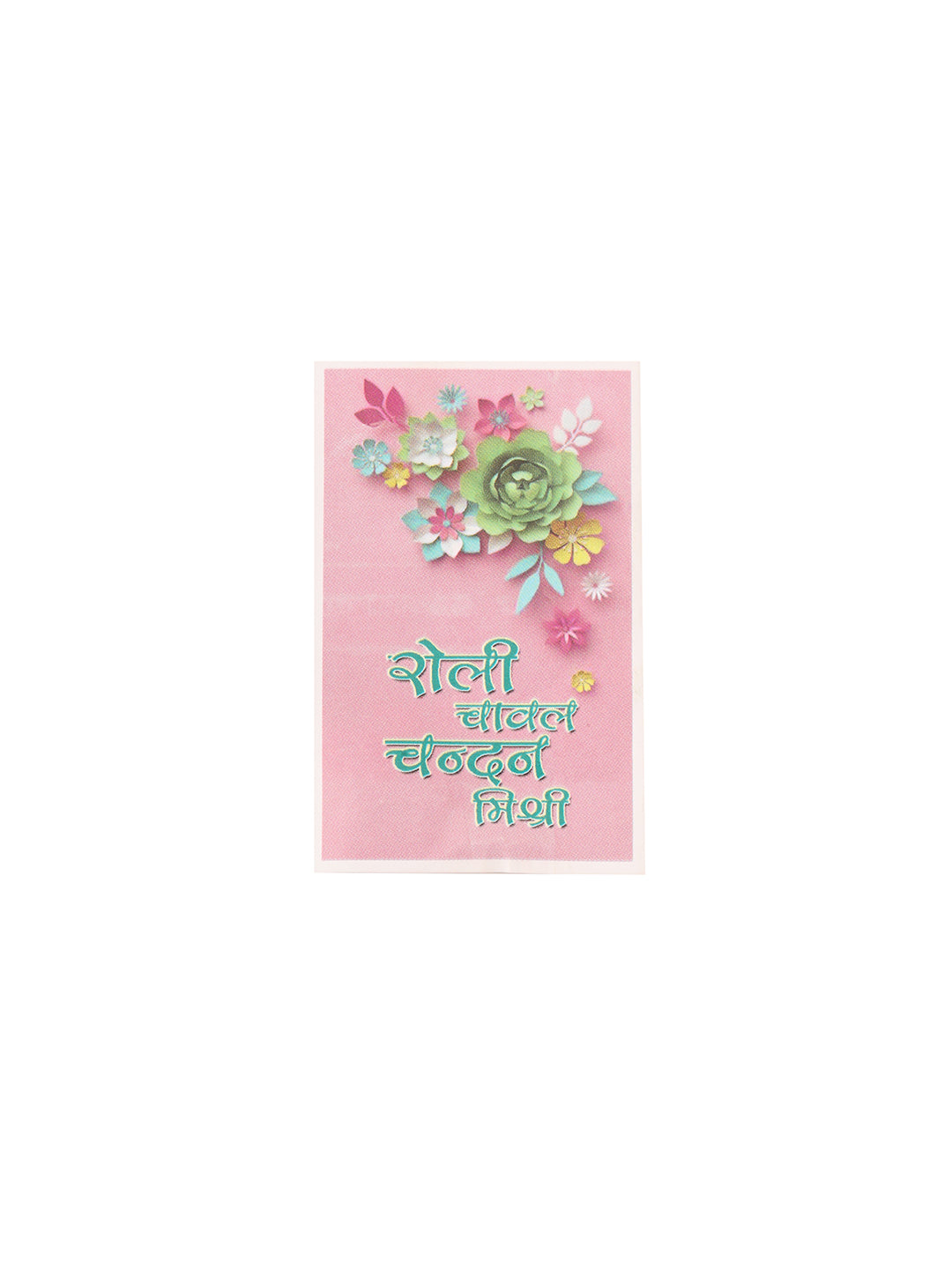 NVR Women Green Artificial Stones & Beads Floral Wraparound Rakhi with Roli Chawal Chandan & Mishri