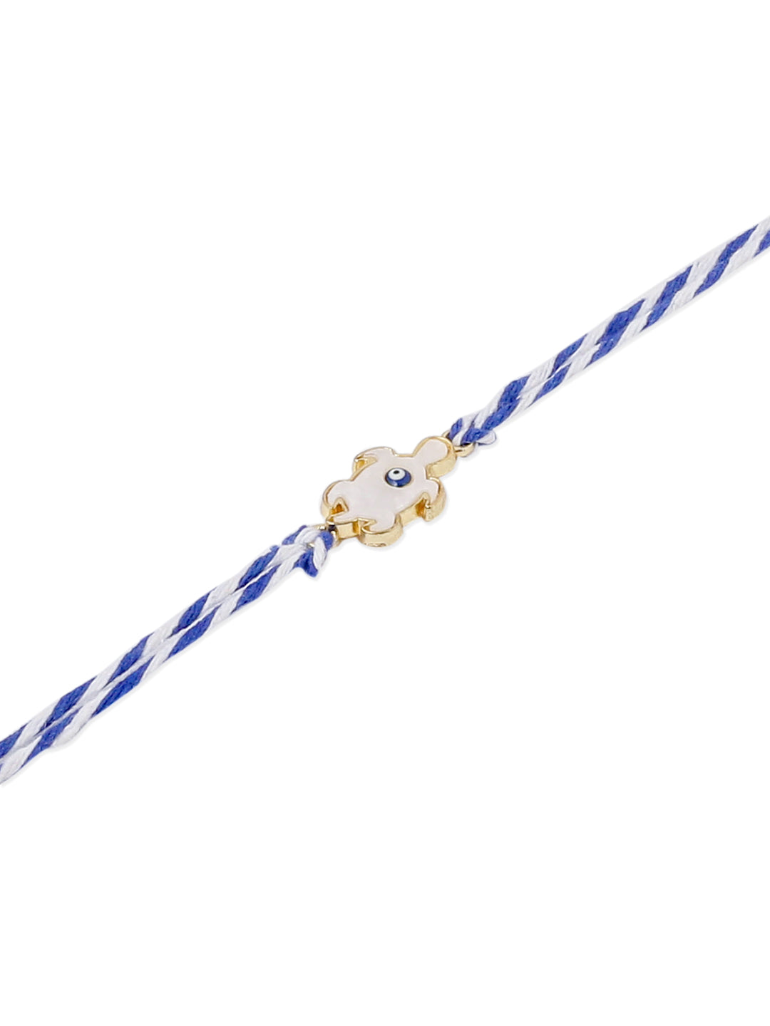 NVR Blue Evil Eye Men's Thread Rakhi, Combo for Rakshabandhan