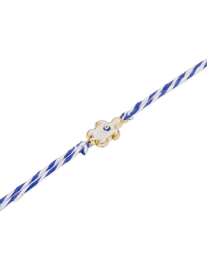 NVR Blue Evil Eye Men's Thread Rakhi, Combo for Rakshabandhan