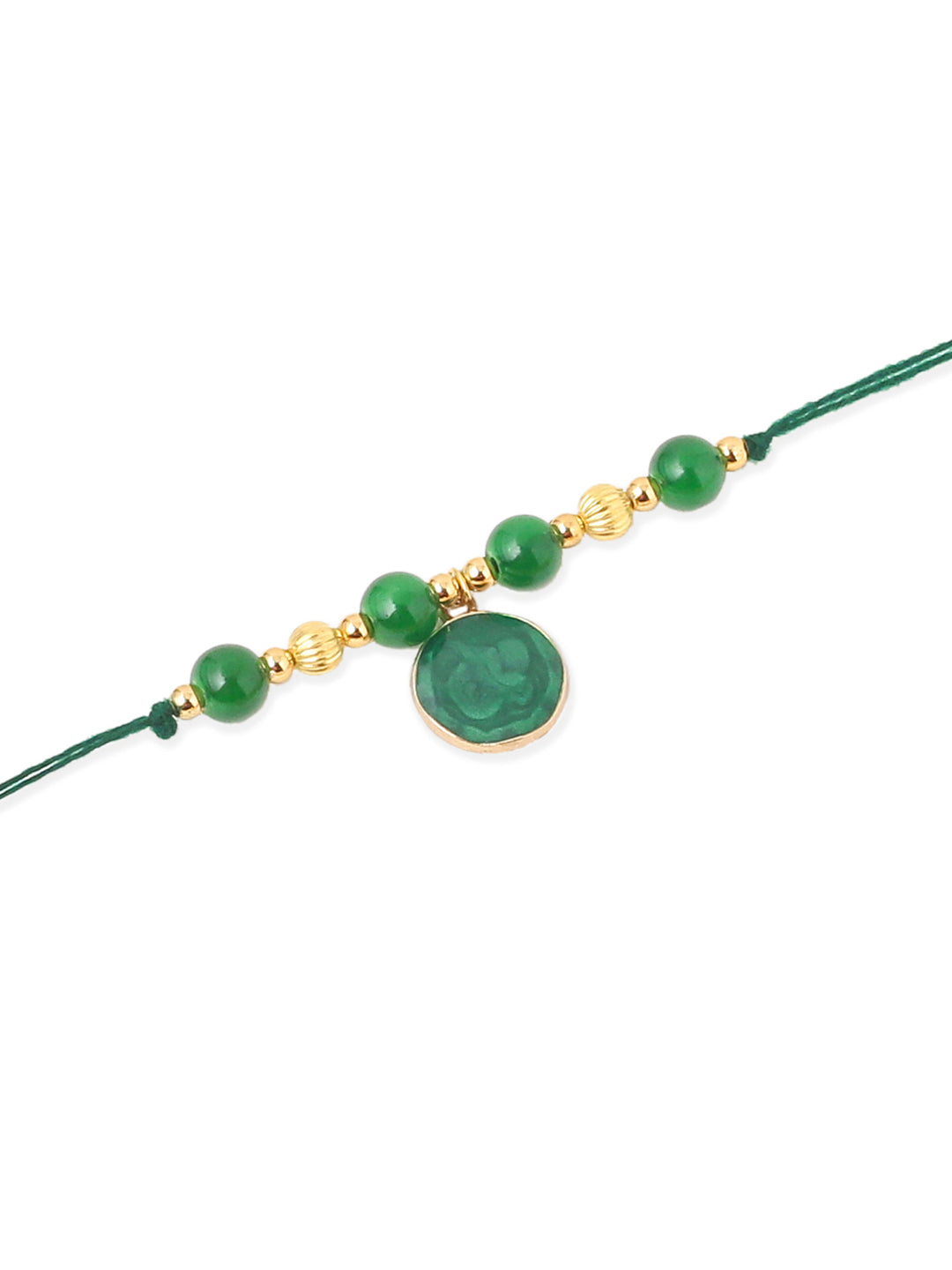NVR Men Set of 3 Multicolor Artificial Beads Thread Rakhi, Combo for Rakshabandhan
