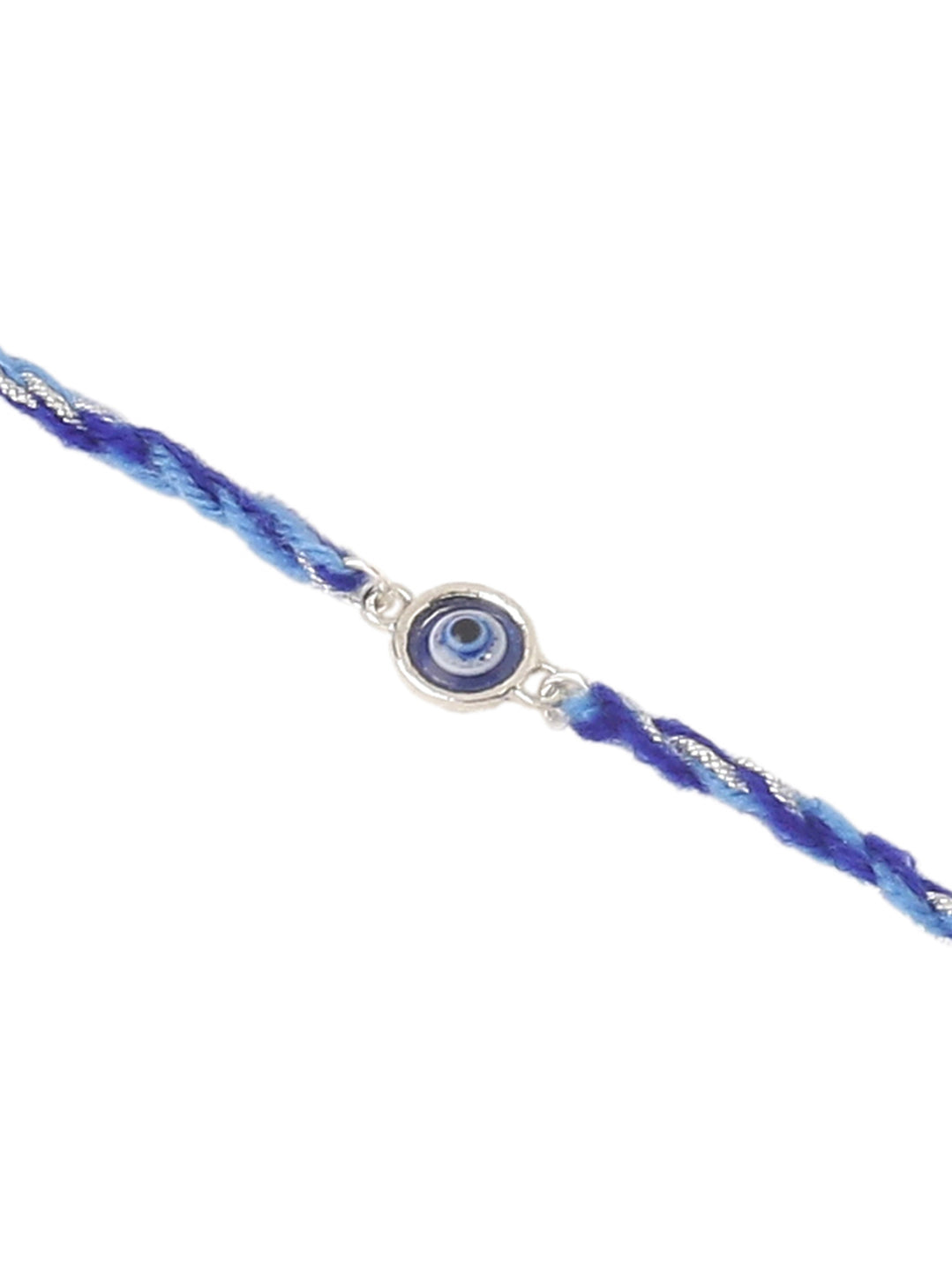 NVR Set of 2 Blue Evil Eye Bhaiya Bhabhi Rakhi, Combo for Rakshabandhan