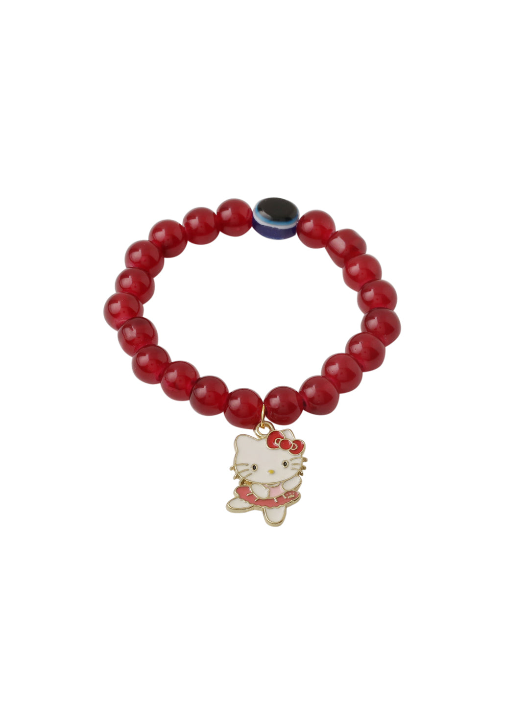 NVR Kids Cartoon Design Maroon Artificial Beads Thread Rakhi, Combo for Rakshabandhan