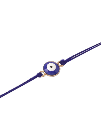 NVR Set of 3 Multicolor Evil Eye Men's Thread Rakhi, Combo for Rakshabandhan