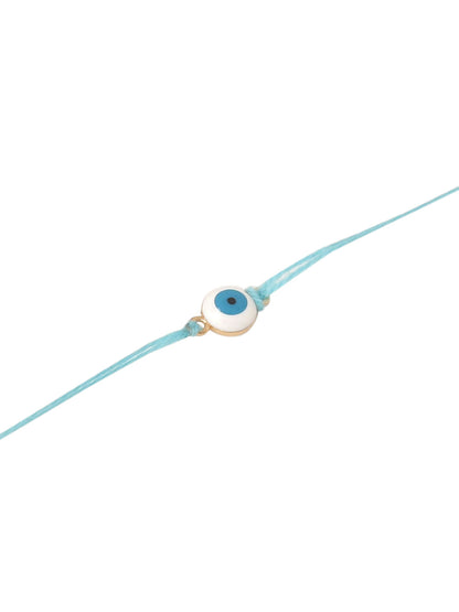 NVR Men's Set of 3 Multicolor Evil Eye Thread Rakhi, Combo for Rakshabandhan