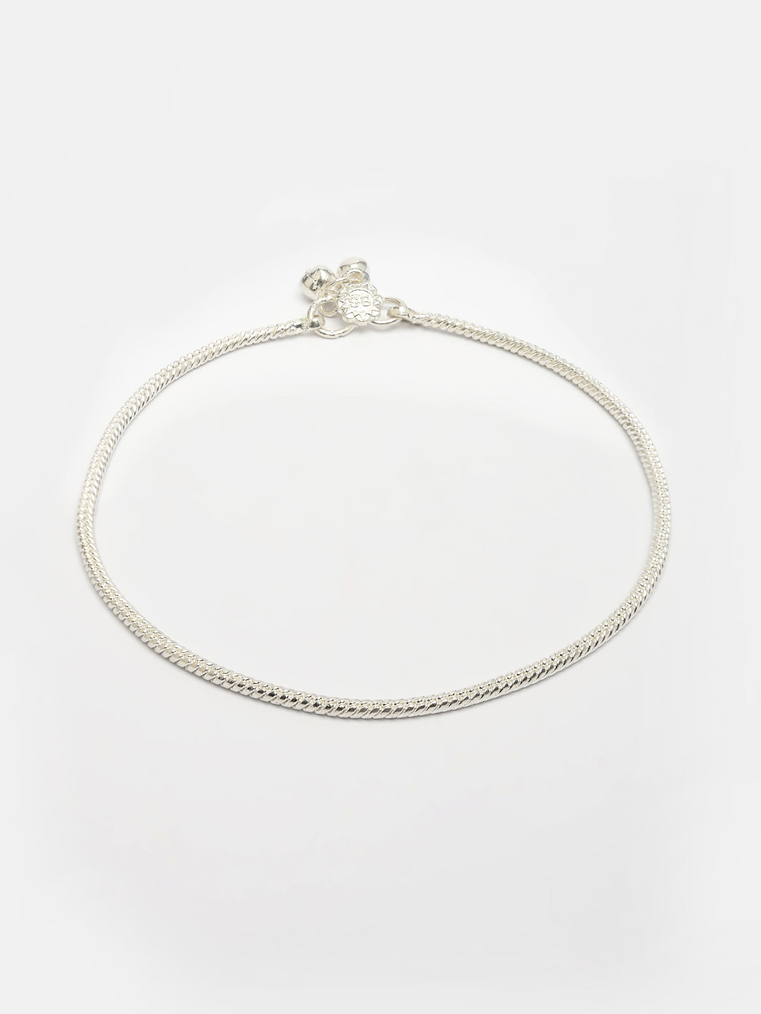 NVR Women's Set of 2 Silver-Plated Anklets