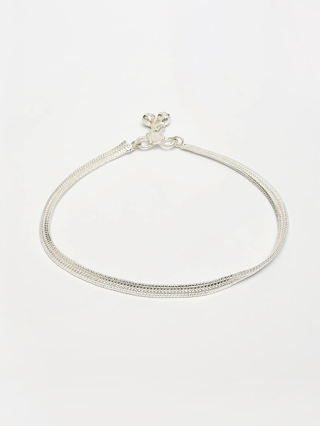 NVR Women's Set of 2 Silver-Plated Anklets