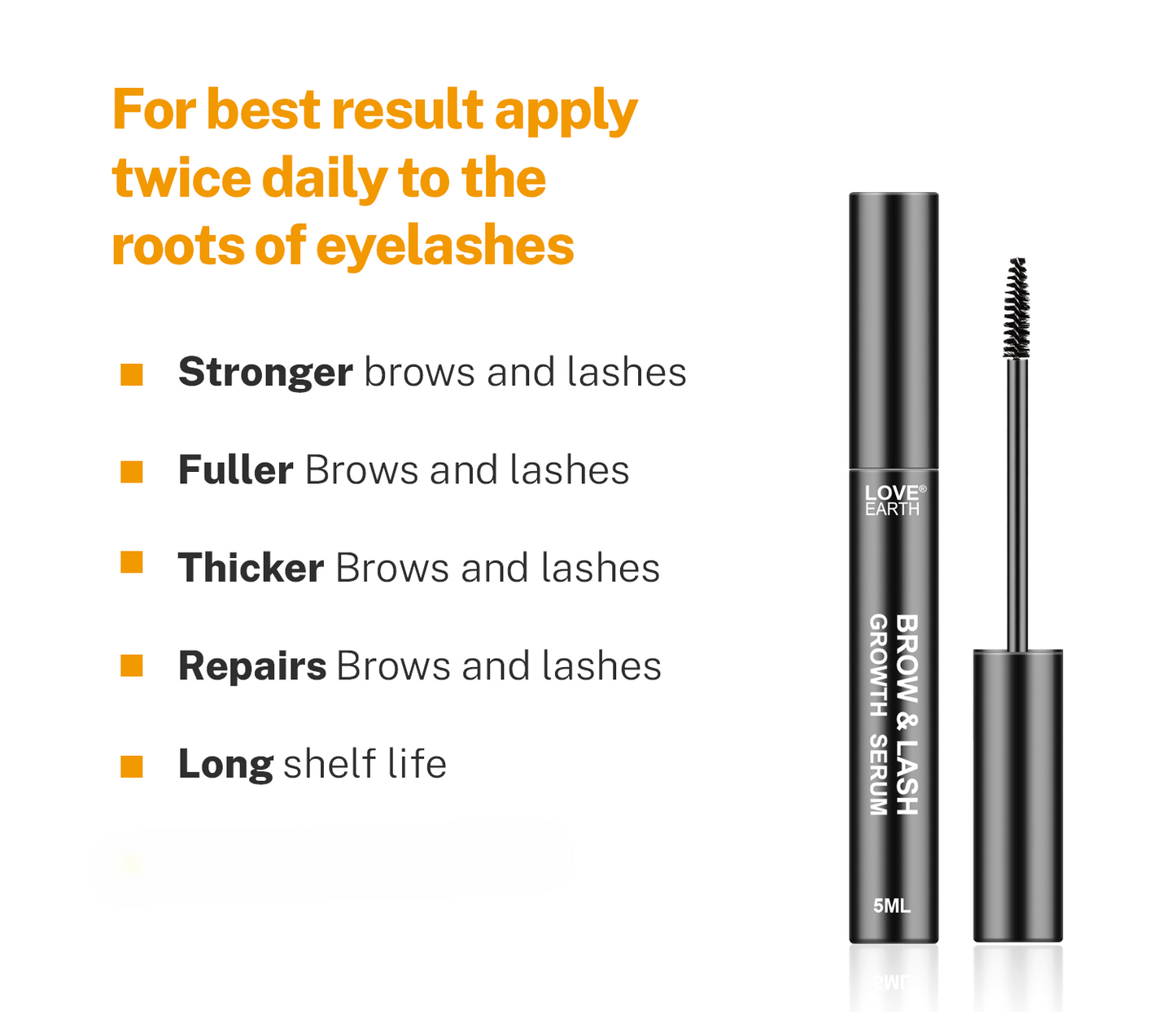 Love Earth Organic Eyelash Growth Serum