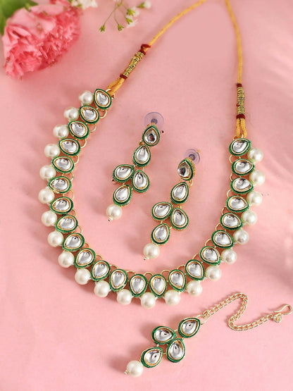 VOJ Women Silver Color stainless steel Jewellery Set