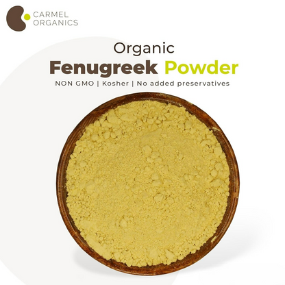 Carmel Organics Fenugreek Seed/Methi Seeds (Powder)