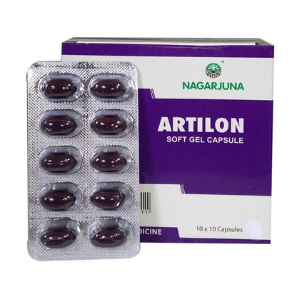 Nagarjuna Ayurveda Artilon Softgel Capsules - 100 tabs