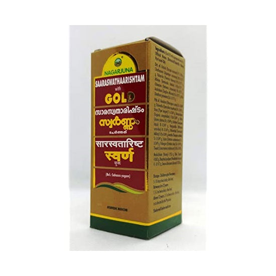 Nagarjuna Ayurveda Saaraswathaarishtam With Gold - 25 ml