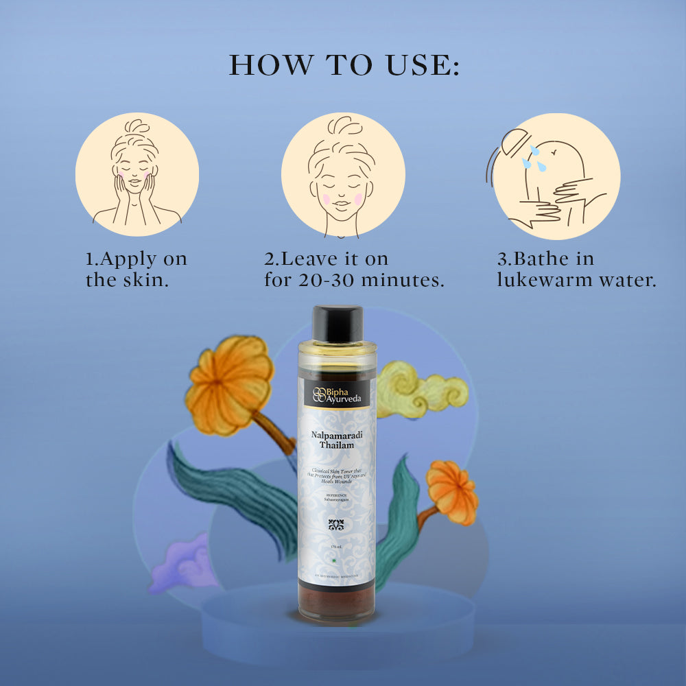 Bipha Ayurveda Nalpamaradi Thailam - 175 ml