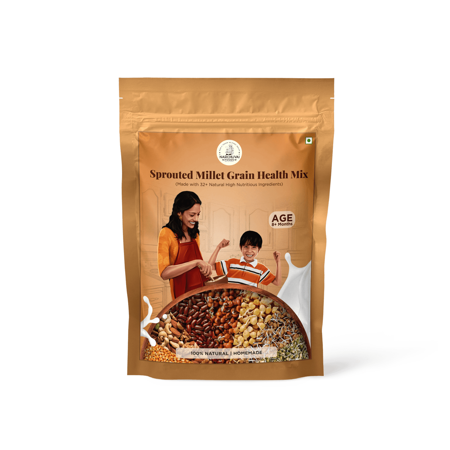 Narchuvai Foods Sprouted Millet Grain Health Mix