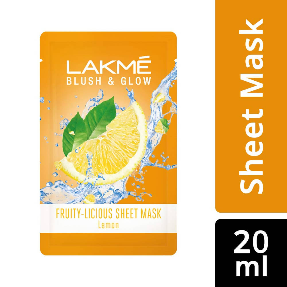 Lakme Blush And Glow Lemon Sheet Mask - 20 ml