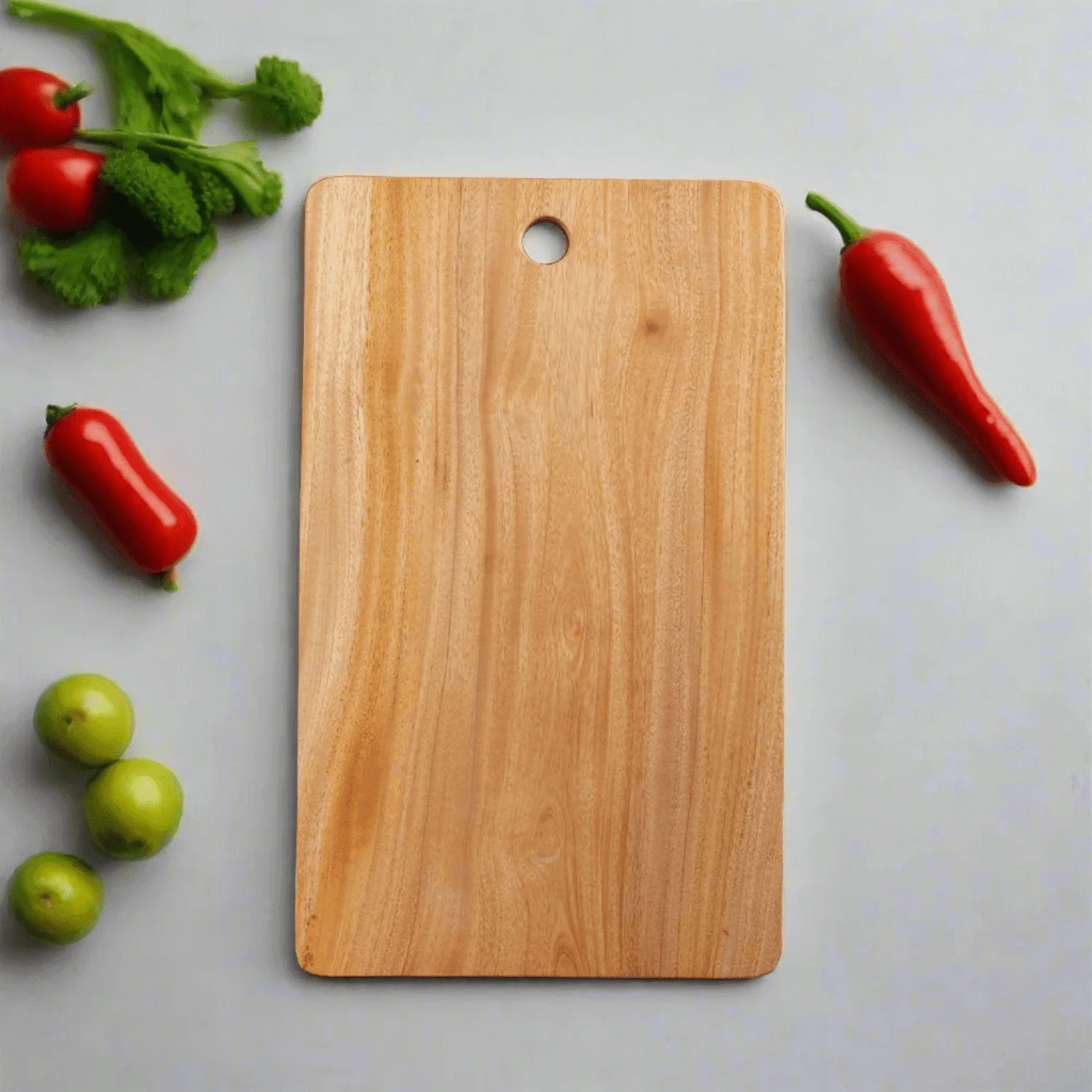 Zishta Neem Wood Chopping Board Compact Rectangle