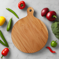Zishta Neem Wood Chopping Board Compact Round